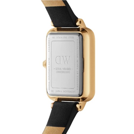 Montre femme daniel wellington roman numerals cuir noir dw00100692 – analogiques