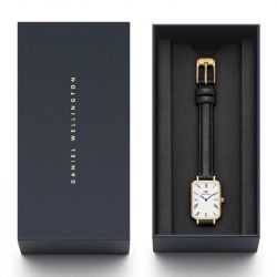 Montre femme daniel wellington roman numerals cuir noir dw00100692 - analogiques - edora - 4