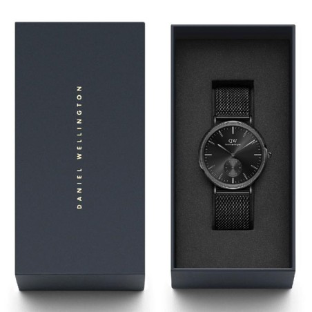 Montre homme daniel wellington multi-eye acier noir dw00100714 – analogiques