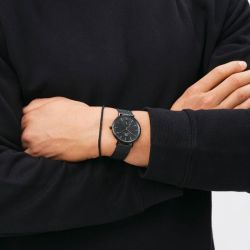 Montre homme daniel wellington multi-eye acier noir dw00100714 - analogiques - edora - 1