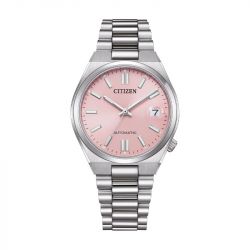 Montre femme automatique citizen tsuyosa pastel pink nj0200-50z - automatiques - edora - 0
