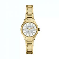 Montre femme fossil gilmore à trois aiguilles en acier doré es5421 - analogiques - edora - 0