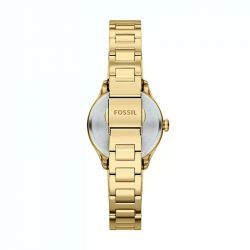 Montre femme fossil gilmore à trois aiguilles en acier doré es5421 - analogiques - edora - 2