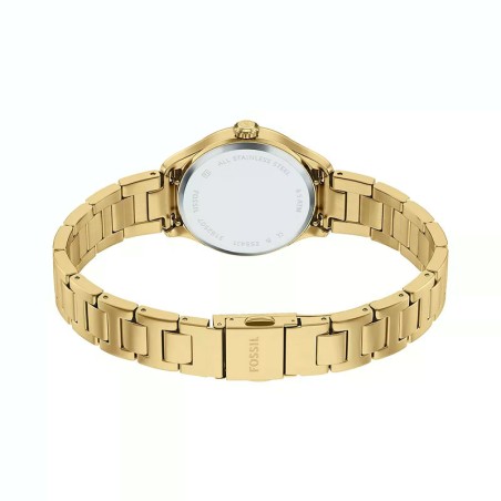 Montre femme fossil gilmore à trois aiguilles en acier doré es5421 – analogiques