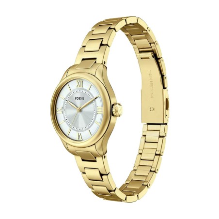 Montre femme fossil gilmore à trois aiguilles en acier doré es5421 – analogiques