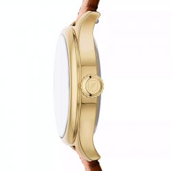 Montre femme fossil gilmore à trois aiguilles en cuir marron es5423 - analogiques - edora - 3