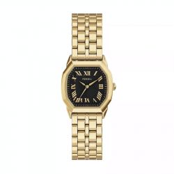 Montre femme fossil harlow à trois aiguilles en acier doré es5433 - analogiques - edora - 0