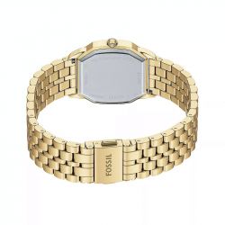Montre femme fossil harlow à trois aiguilles en acier doré es5433 - analogiques - edora - 3