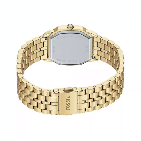 Montre femme fossil harlow à trois aiguilles en acier doré es5433 – analogiques