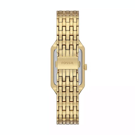 Montre femme fossil raquel à trois aiguilles avec date en acier doré es5434 – analogiques