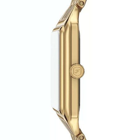 Montre femme fossil raquel à trois aiguilles avec date en acier doré es5434 – analogiques