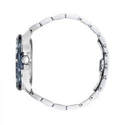 Montre homme automatique patrouille de france athos 8 cadran bleu et acier gris 668110 - automatiques - edora - 3