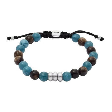 Bracelet homme fossil all stacked up en cordon noir et perles ja7241040 – fossil bracelet homme
