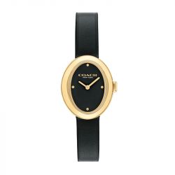 Montre femme coach sammy cuir noir 14504421 - analogiques - edora - 0