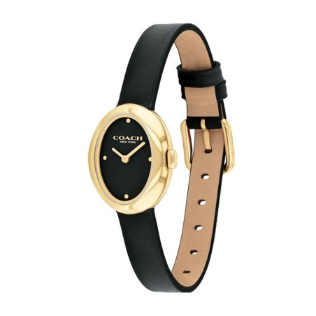 Montre femme coach sammy cuir noir 14504421 – analogiques