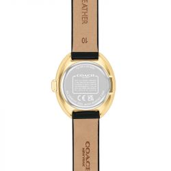 Montre femme coach sammy cuir noir 14504421 - analogiques - edora - 3