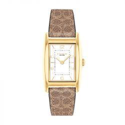 Montre femme coach reese cuir marron 14504355 - analogiques - edora - 0