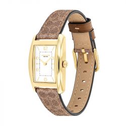 Montre femme coach reese cuir marron 14504355 - analogiques - edora - 3