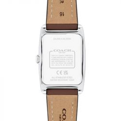 Montre femme coach reese cuir marron 14504311 - analogiques - edora - 2