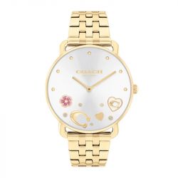 Montre femme coach elliot acier doré 14504349 - analogiques - edora - 0