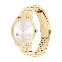 Montre femme coach elliot acier doré 14504349 - analogiques - edora - 1