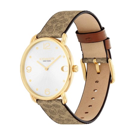 Montre femme coach eliot cuir marron 14504205 – analogiques
