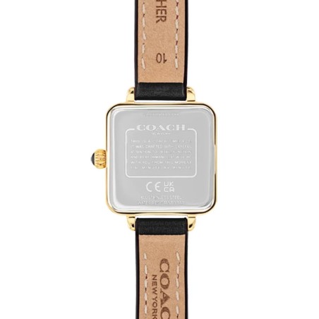 Montre femme coach cass cuir noir 14504225 – analogiques