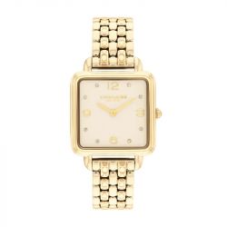 Montre femme coach cass acier doré14504495 - analogiques - edora - 0