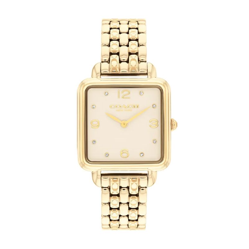 Montre femme coach cass acier doré14504495 - analogiques - edora