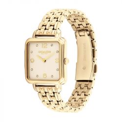 Montre femme coach cass acier doré14504495 - analogiques - edora - 3