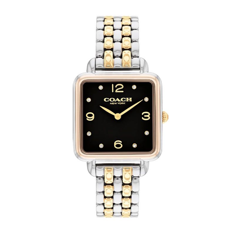 Montre femme coach cass acier bicolore 14504496 - analogiques - edora