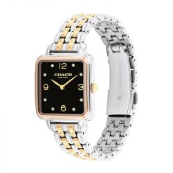 Montre femme coach cass acier bicolore 14504496 - analogiques - edora - 2