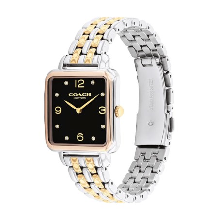 Montre femme coach cass acier bicolore 14504496 – analogiques