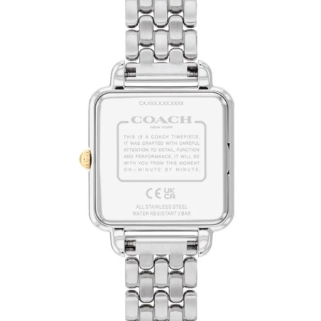 Montre femme coach cass acier bicolore 14504496 – analogiques