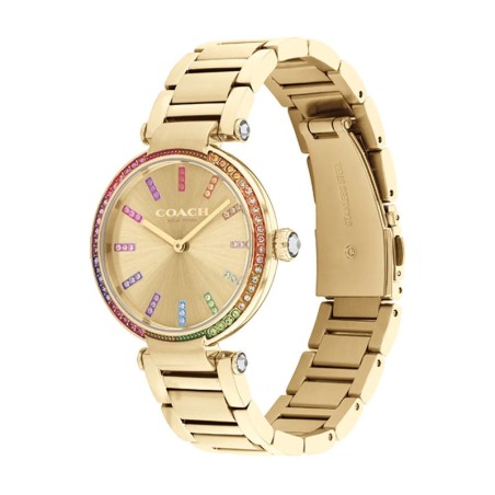 Montre femme coach cary acier doré 14504271 – analogiques