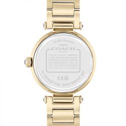 Montre femme coach cary acier doré 14504271 - analogiques - edora - 3