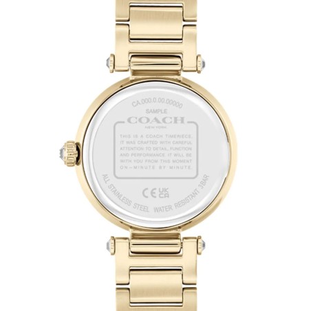 Montre femme coach cary acier doré 14504271 – analogiques