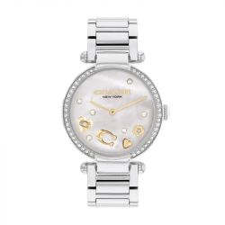 Montre femme coach cary acier argenté 14504264 - analogiques - edora - 0