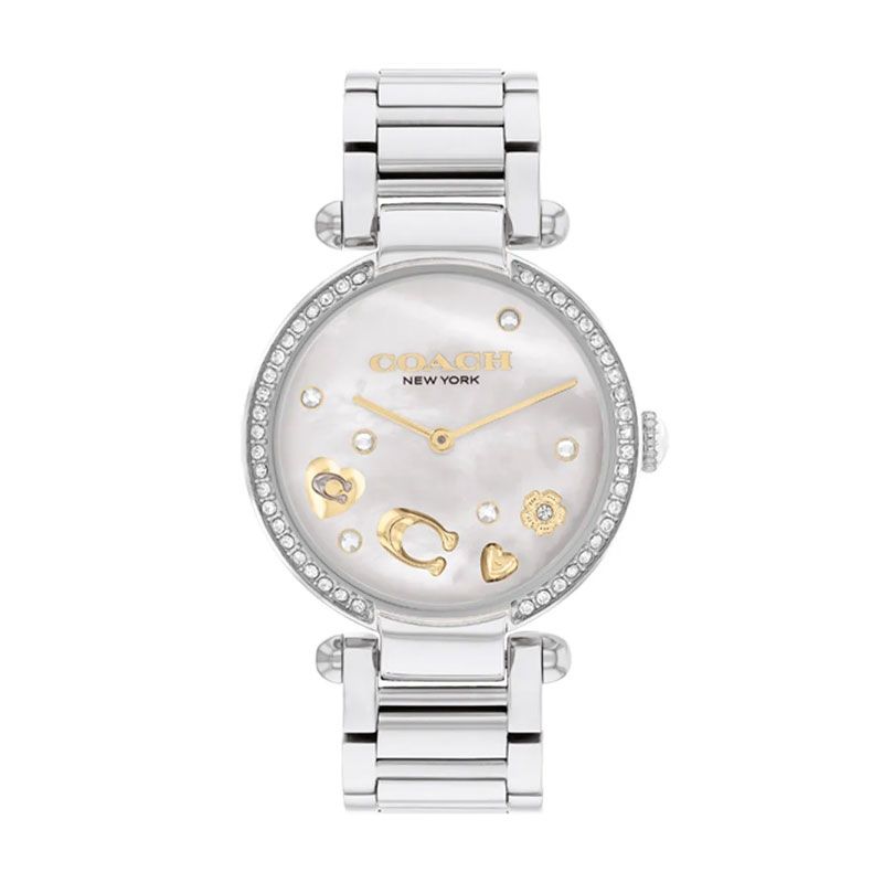 Montre femme coach cary acier argenté 14504264 - analogiques - edora