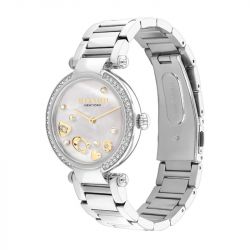 Montre femme coach cary acier argenté 14504264 - analogiques - edora - 2