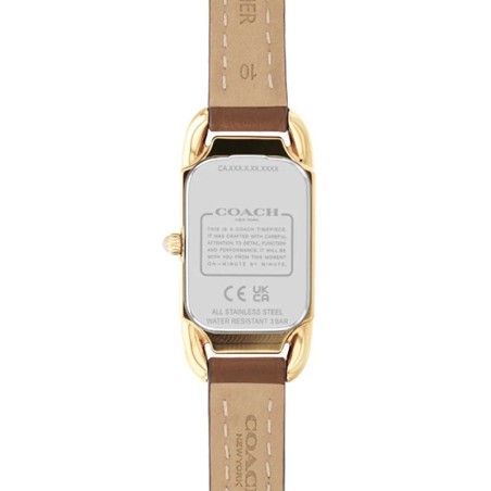 Montre femme coach cadie cuir marron 14504028 – analogiques