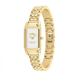Montre femme coach cadie acier doré 14504196 - analogiques - edora - 3