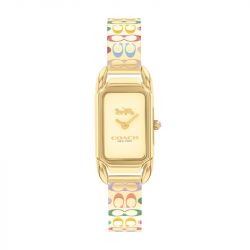 Montre femme coach cadie acier doré 14504195 - analogiques - edora - 0