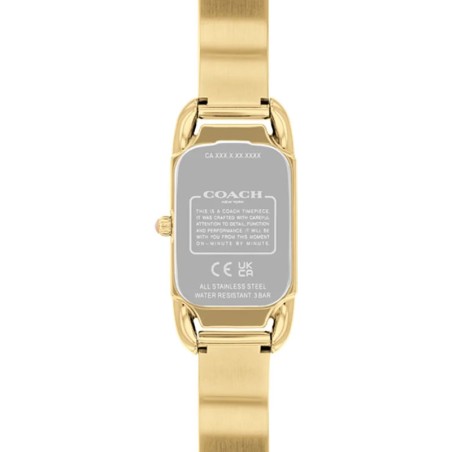 Montre femme coach cadie acier doré 14504195 – analogiques
