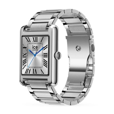Montre unisexe connectée ICE smart TK 2.0 rectangulaire 1.41 Silver 025381