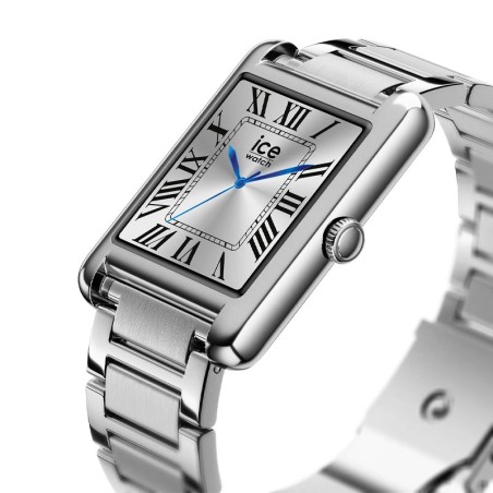 Montre unisexe connectée ice smart tk 2.0 rectangulaire 1.41 silver 025381 – ice watch montre homme