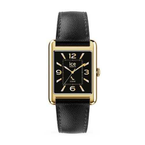 Montre unisexe connectée ICE smart TK 2.0 rectangulaire 1.41 cuir noir 025286