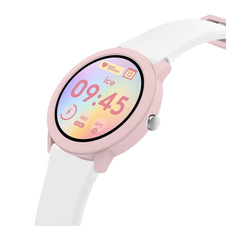 Montre enfant connectée ice smart junior rd 3.0 ronde pink white 025248 – montres connectées