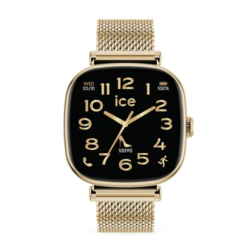 Montre unisexe connectée ICE smart SQ 2.0 carrée 1.70 Gold 025234