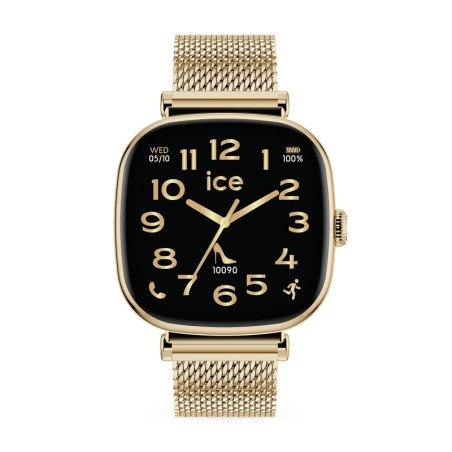 Montre unisexe connectée ice smart sq 2.0 carrée 1.70 gold 025234 – ice watch montre homme